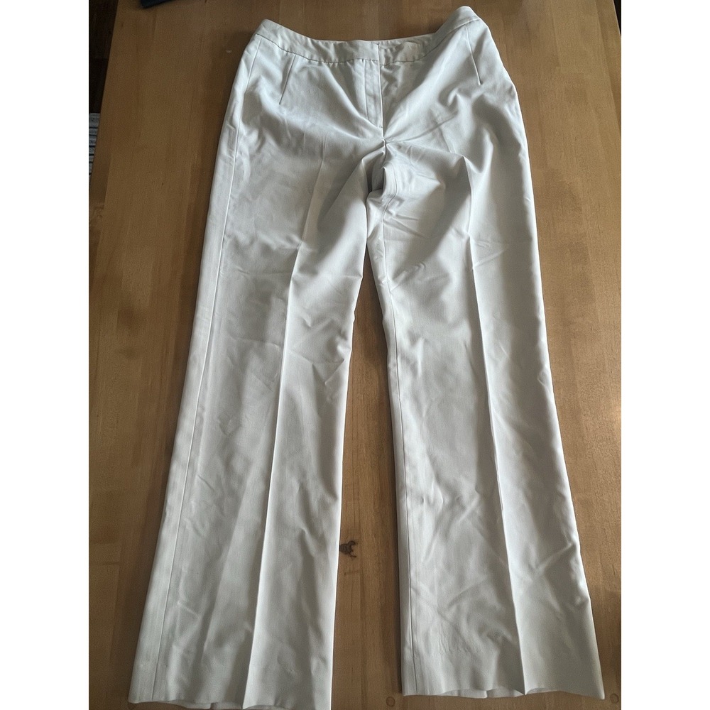 Allen By Allen‎ B Schwartz Dress Pants Workwear Women's Sz 8 Beige Vtg Trouser